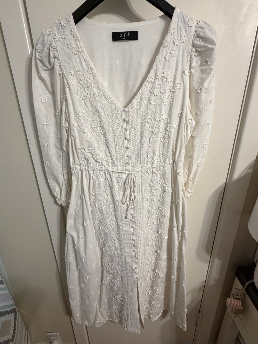 White Cotton Women's Dress - Lightweight 100% Cotton